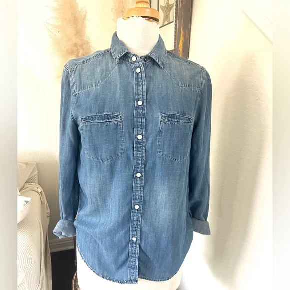 American Eagle Outfitters Tops American Eagle Blue Soft